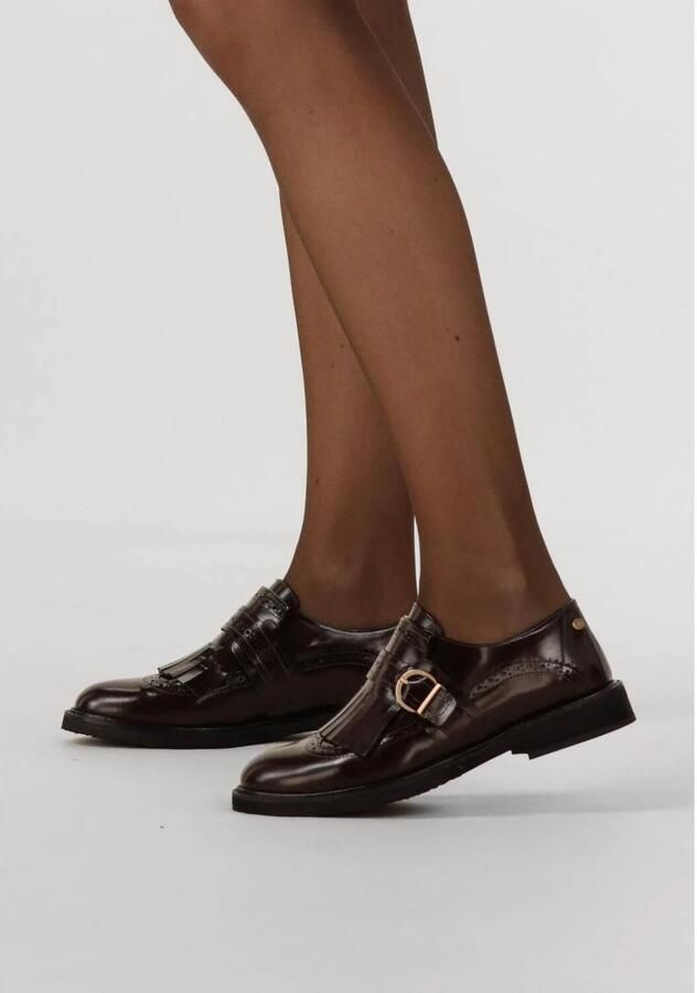 FRED DE LA BRETONIERE Loafers Dames Paris Groove Lakleer Bruin - Foto 2
