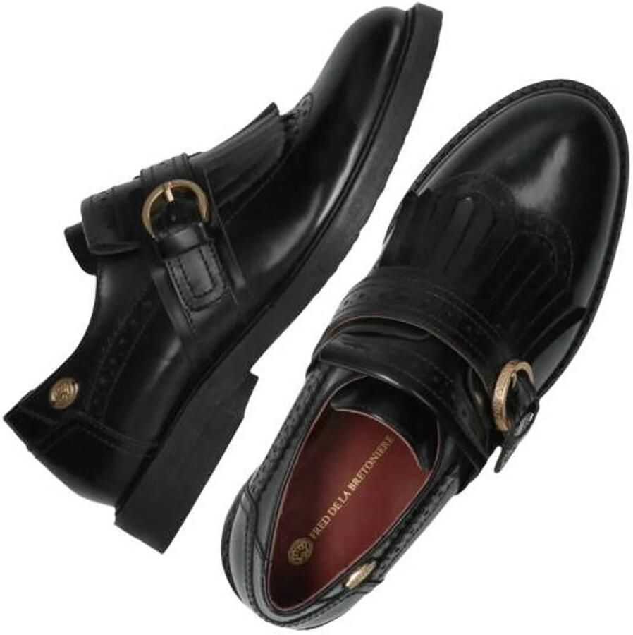 Fred de la Bretoniere FROSH LORI Loafer Shiny Leather Black - Foto 7