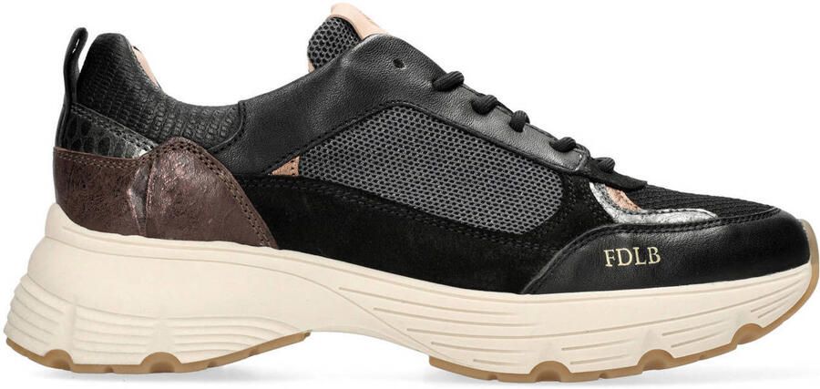 Fred de la Bretoniere Mariola Luna chunky leren sneakers zwart