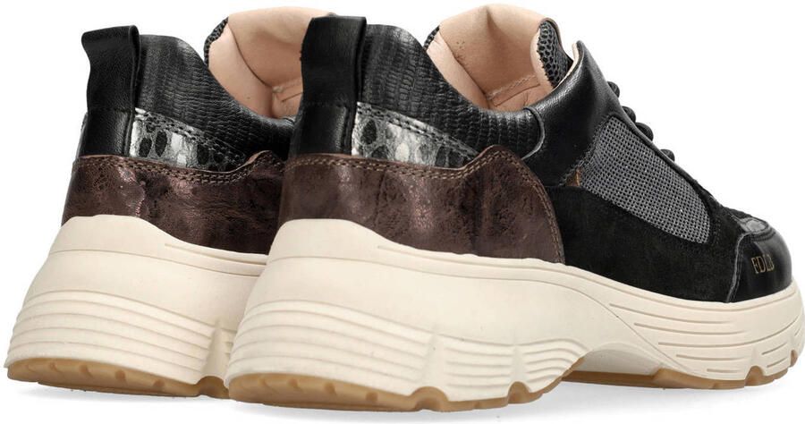 Fred de la Bretoniere Mariola Luna chunky leren sneakers zwart