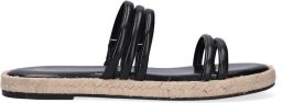 FRED DE LA BRETONIERE Slippers Dames 154010004 Leer Zwart
