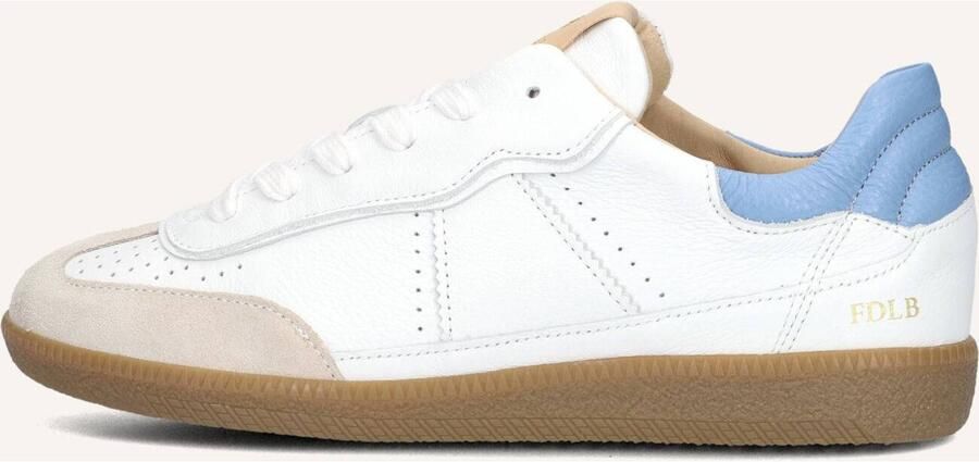 FRED DE LA BRETONIERE Lage Sneakers Dames Pearl Reza Leer Grijs - Foto 3