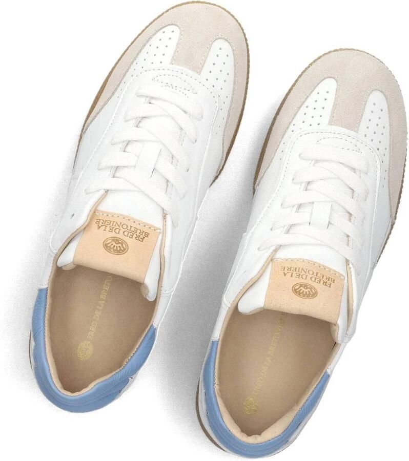FRED DE LA BRETONIERE Lage Sneakers Dames Pearl Reza Leer Grijs - Foto 2