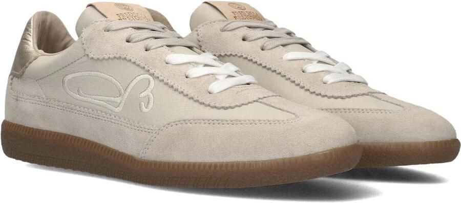 FRED DE LA BRETONIERE Lage Sneakers Dames Pearl Sign Leer Beige - Foto 2