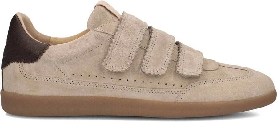 FRED DE LA BRETONIERE Lage Sneakers Dames Pepper Valencia Suède Beige