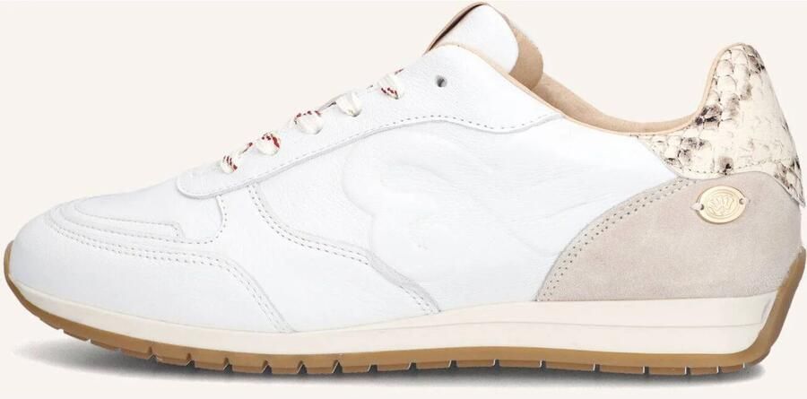 FRED DE LA BRETONIERE Lage Sneakers Dames Vlora Sign Leer Wit - Foto 7