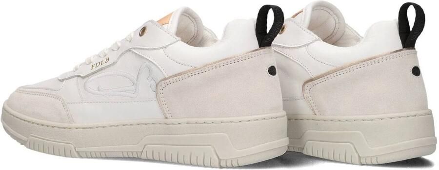 FRED DE LA BRETONIERE Lage Sneakers Dames Yara Leo Leer Wit - Foto 2