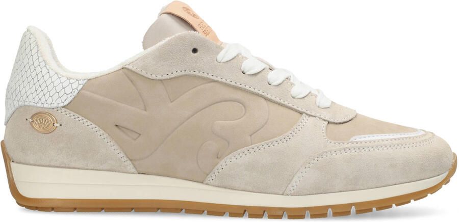 FRED DE LA BRETONIERE Lage Sneakers Dames Vlora Sign Maat: 37 Materiaal: Suède Kleur: Beige