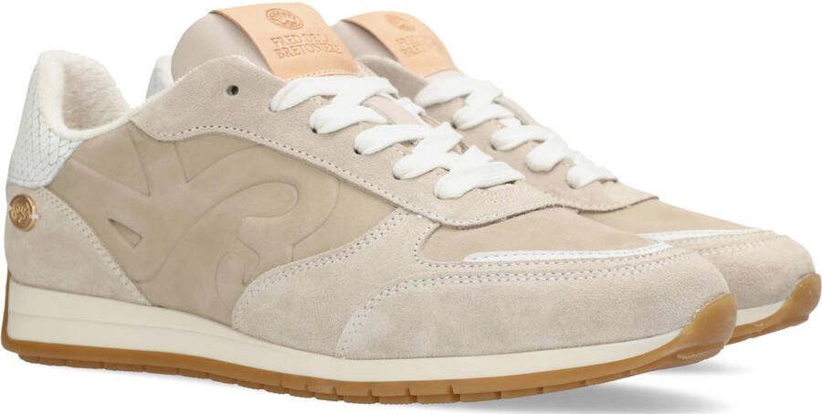FRED DE LA BRETONIERE Lage Sneakers Dames Vlora Sign Maat: 39 Materiaal: Suède Kleur: Beige - Foto 2