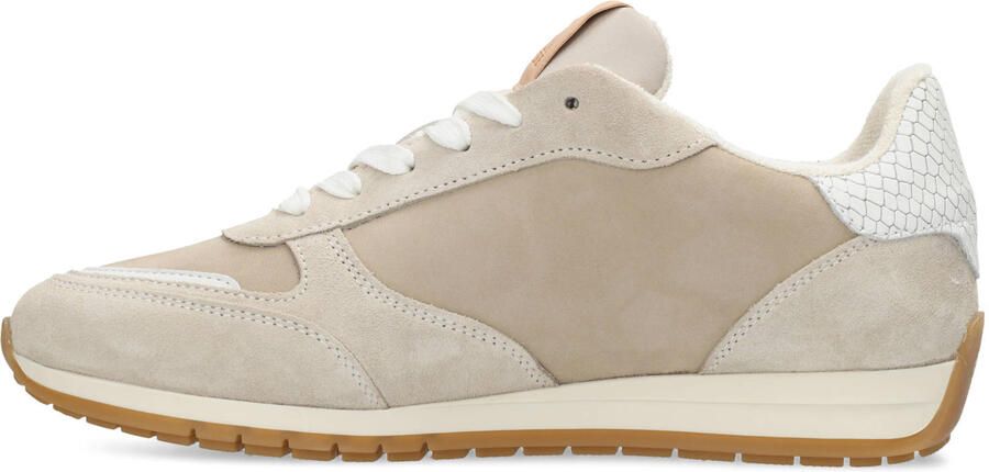 FRED DE LA BRETONIERE Lage Sneakers Dames Vlora Sign Maat: 39 Materiaal: Suède Kleur: Beige - Foto 3