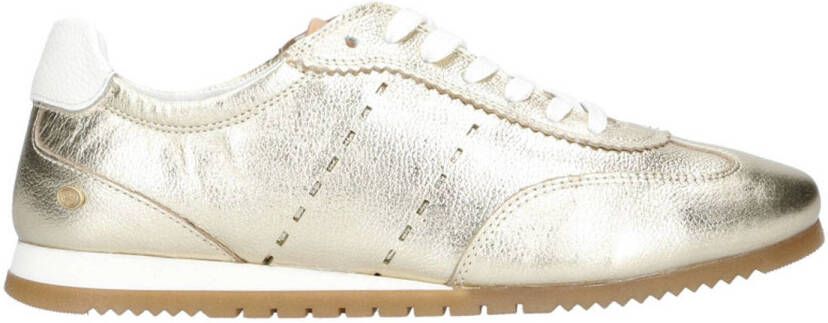 FRED DE LA BRETONIERE Lage Sneakers Dames Ylva Loa Maat: 40 Materiaal: Leer Kleur: Goud