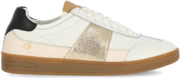 FRED DE LA BRETONIERE Lage Sneakers Dames Zazza Ella Maat: 42 Materiaal: Leer Kleur: Goud