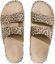 Freedom Moses slippers met panterprint beige Kunststof Panterprint 37 38 - Thumbnail 1