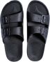 Freedom Moses slippers zwart Jongens Kunststof Effen 36 37 - Thumbnail 1