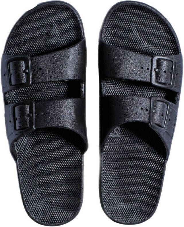 Freedom Moses slippers zwart Jongens Kunststof Effen 41 42