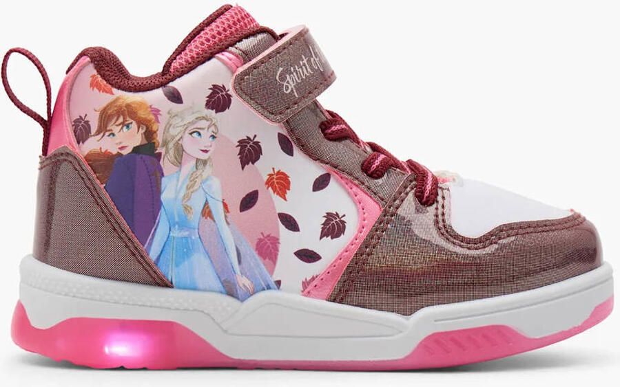 Frozen sneakers met lichtjes roze
