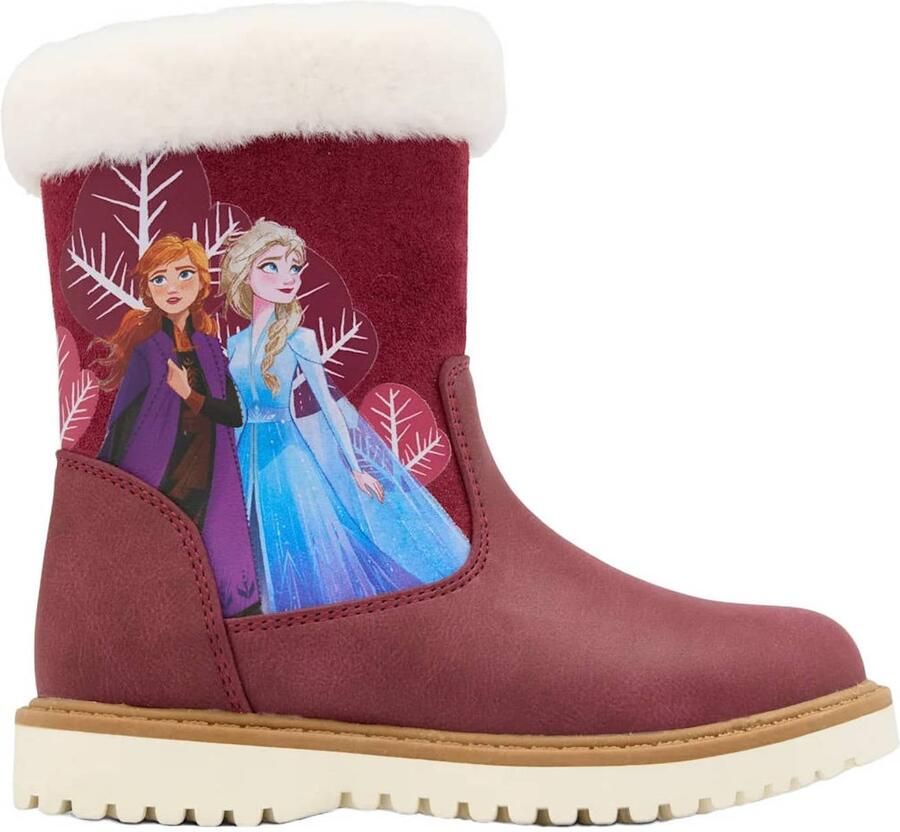 Frozen snowboots donkerrood