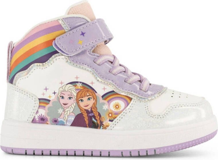 Frozen sneakers wit lila