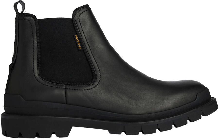 G-STAR Blake CHS Lea leren chelsea boots met profielzool zwart