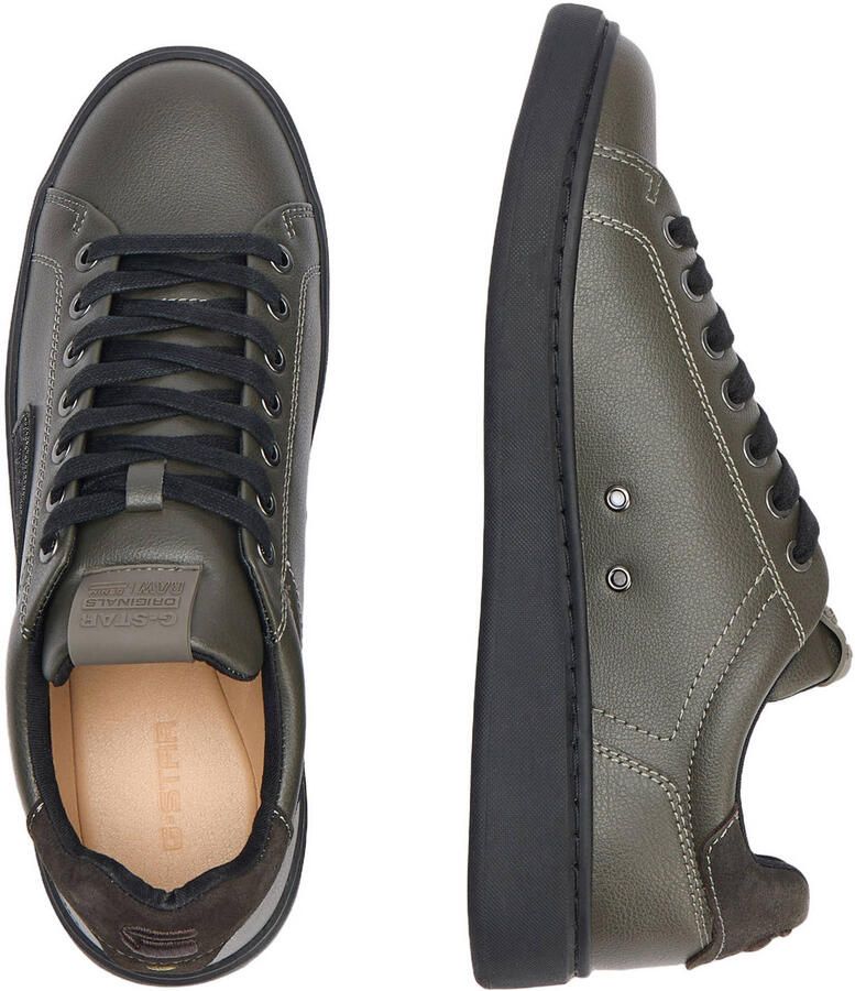 G-STAR leren sneakers met logo zwart - Foto 2