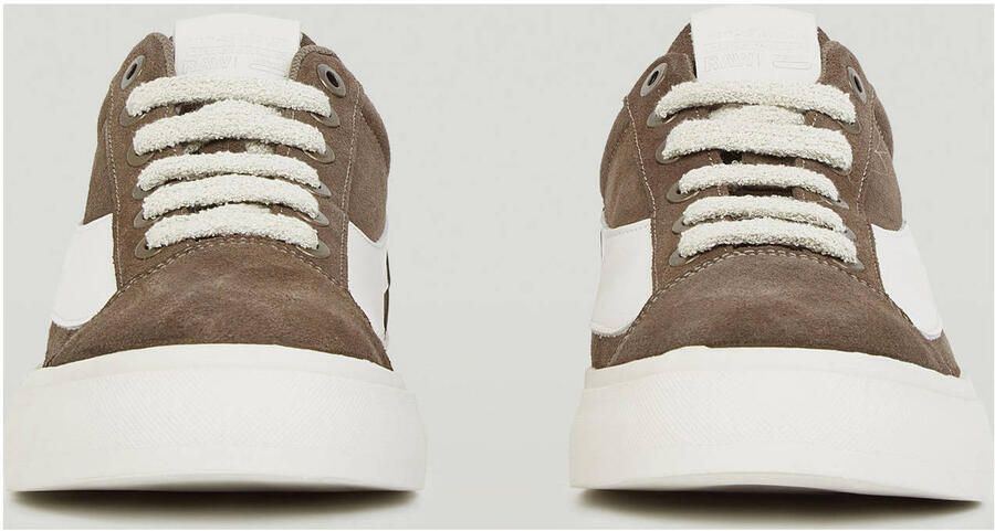 G-STAR Loom BSC M suède sneakers bruin wit - Foto 2
