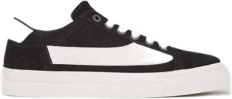 G-STAR Loom BSC W suède sneakers zwart wit