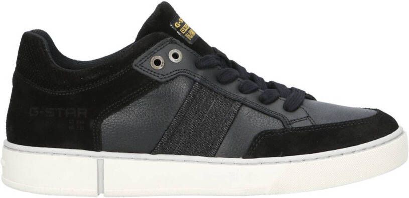 G-STAR Ravond leren sneakers zwart