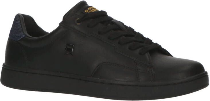 G-Star RAW CADET LEA DNM M leren sneakers zwart