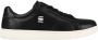 G-Star G STAR RAW Cadet Leather Dames Sneakers Sportschoenen Schoenen Zwart 2141 002510 BLK - Thumbnail 1