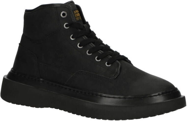 G-Star RAW Dexter Mid Nub M nubuck veterboots zwart