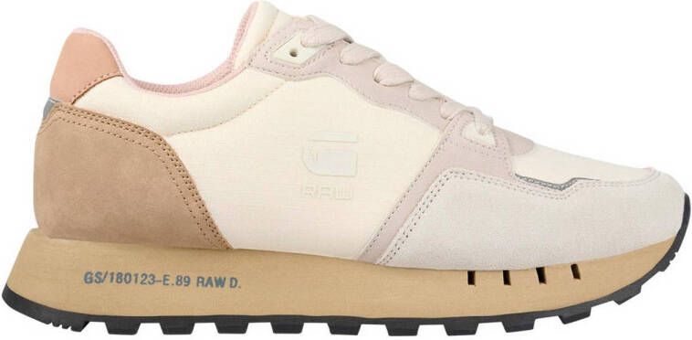 G-Star Lage Track II RPS Sneaker van PU Leer en Textiel White Dames