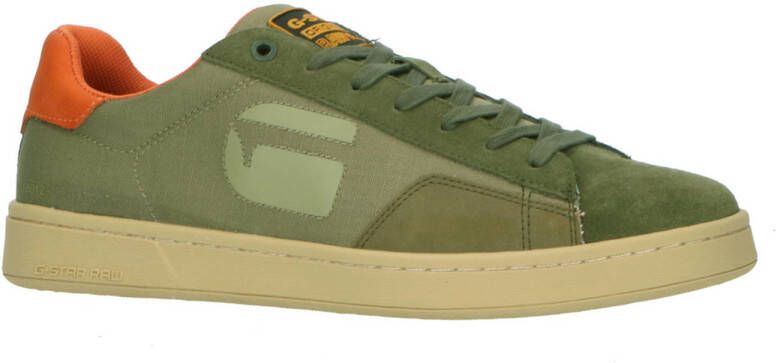 G-Star RAW sneakers olijfgroen oranje