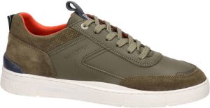 Gaastra Barrick leren sneakers kaki