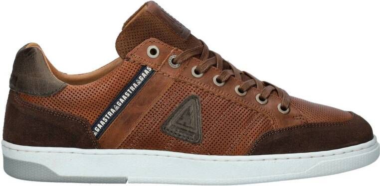 Gaastra Gellis leren sneakers cognac