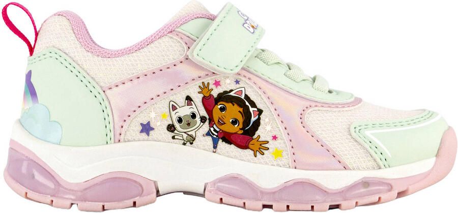 Gabby's Dollhouse sneakers lichtroze lichtgroen
