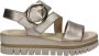 Gabor Best Fitting leren sandalen goud - Thumbnail 1