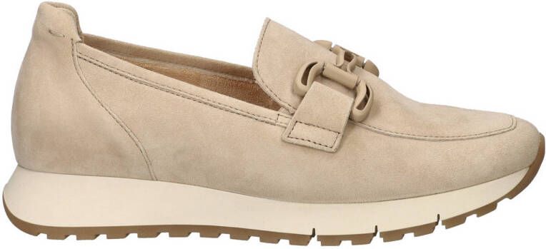 Gabor Comfort Optifit nubuck instappers beige