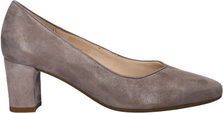 Gabor Comfort suède pumps taupe