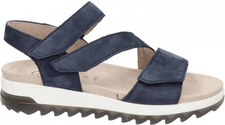 Gabor Florenz comfort nubuck sandalen blauw