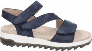 Gabor Florenz comfort nubuck sandalen blauw