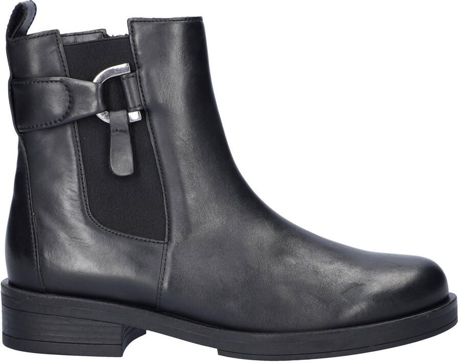 Gabor Best Fitting leren enkellaarzen zwart