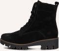 GABOR Veterboots Dames 055 37 5 Suède Zwart - Zwart