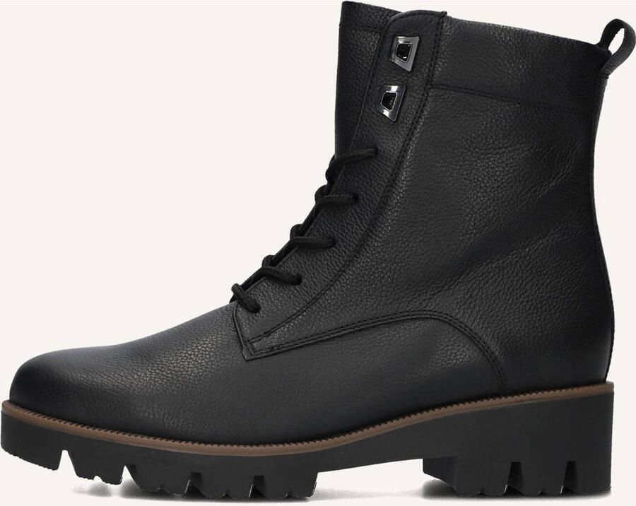 GABOR Veterboots Dames 055 Leer Zwart - Foto 4