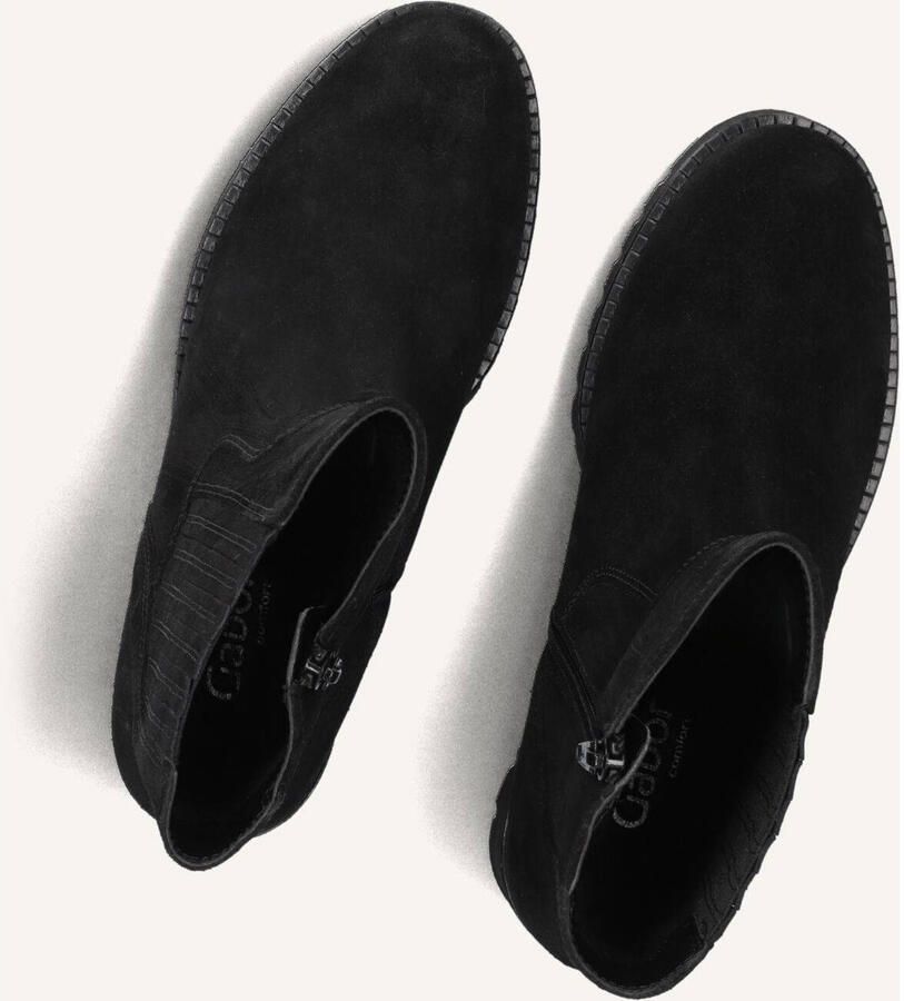 GABOR Chelsea Boots Dames 621.2 38 5 Suède Zwart - Foto 3