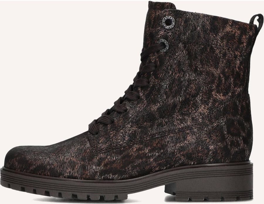 GABOR Veterboots Dames 765.1 Maat: 37 Materiaal: Leer Kleur: Bruin - Foto 2