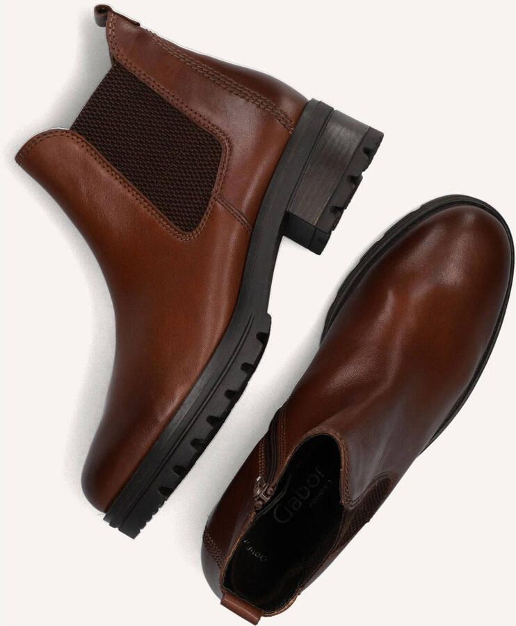 GABOR Chelsea Boots Dames 781.3 Leer Cognac - Foto 3