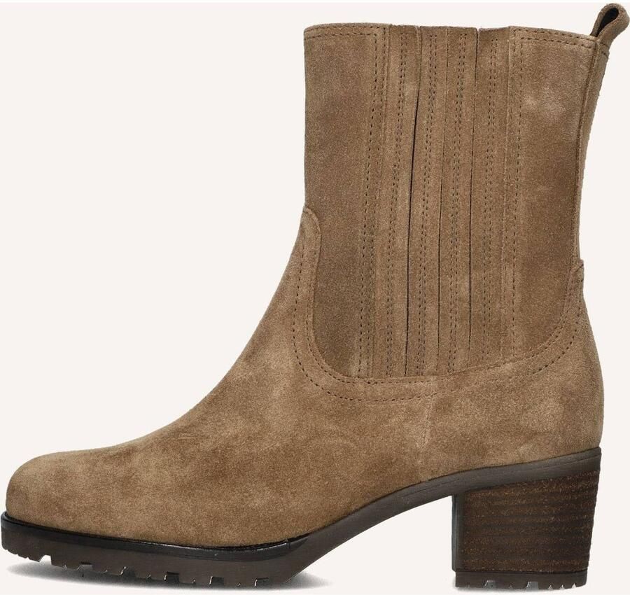 GABOR Enkelboots Dames 801.4 Suède Beige - Foto 3