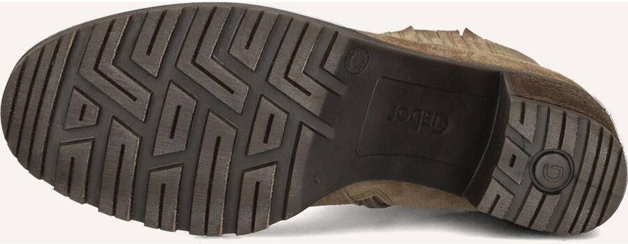 GABOR Enkelboots Dames 801.4 Suède Beige - Foto 4