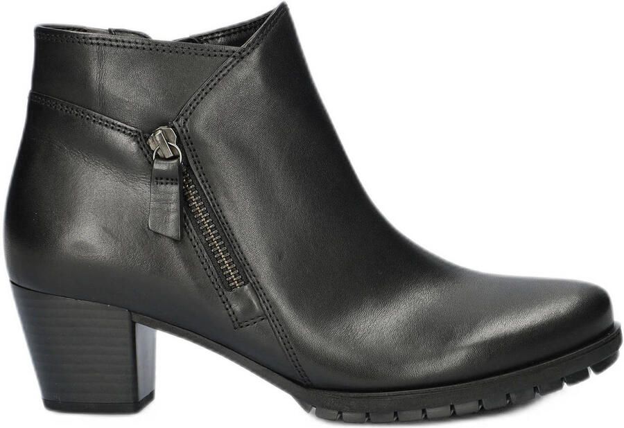 Gabor Comfort leren enkellaarzen zwart - Foto 3