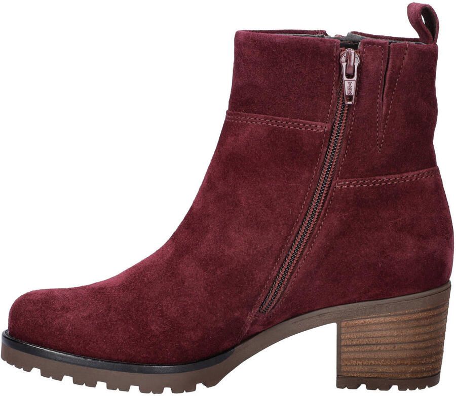 Gabor Comfort suede enkellaarzen blokhak bordeaux - Foto 3